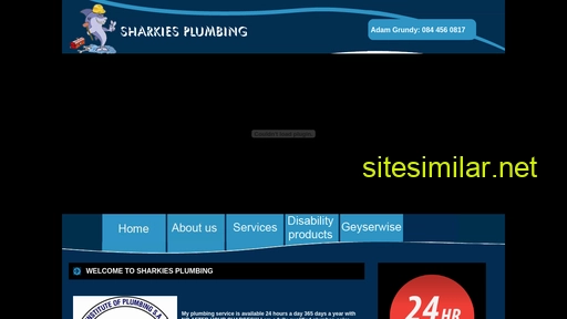 sharkiesplumbing.co.za alternative sites