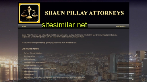 shaunpillayattorney.co.za alternative sites