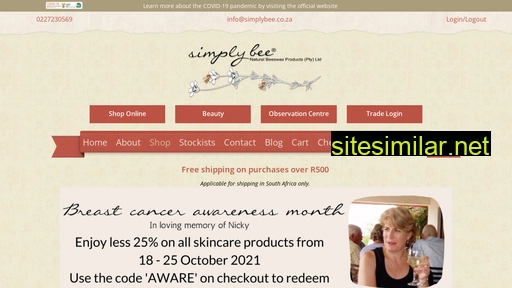 simplybee.co.za alternative sites