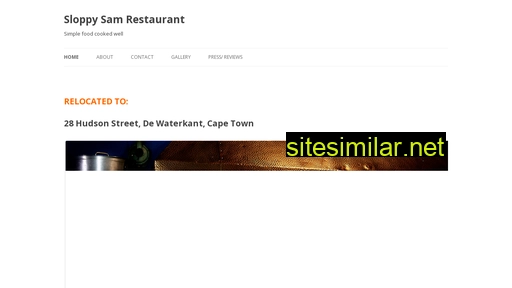 sloppysamrestaurant.co.za alternative sites