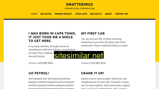 smatterings.co.za alternative sites