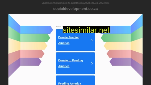 socialdevelopment.co.za alternative sites