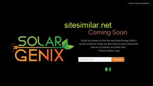 solargenix.co.za alternative sites