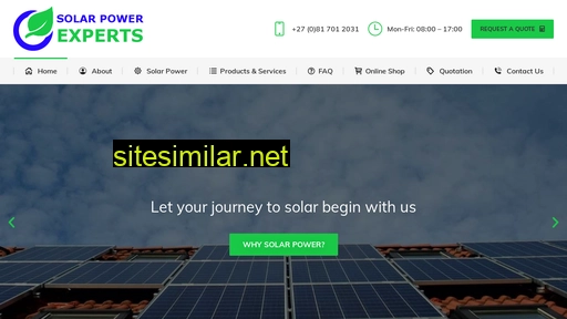 solarpowerexperts.co.za alternative sites