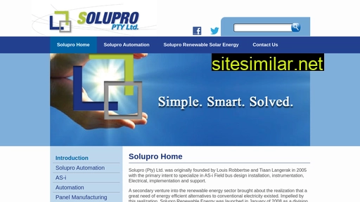 solupro.co.za alternative sites