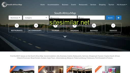 southafricamap.co.za alternative sites