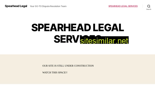 spearheadlegal.co.za alternative sites