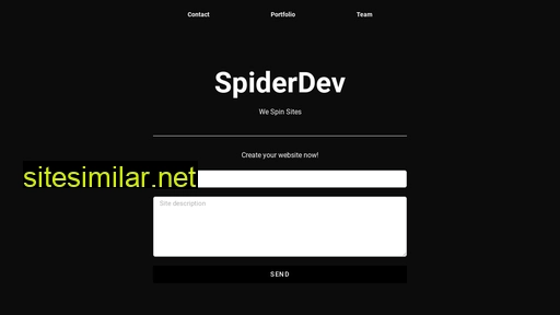 spiderdev.co.za alternative sites
