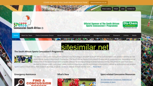 sportsconcussion.co.za alternative sites