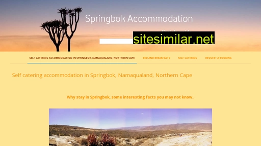 springbok-accommodation.co.za alternative sites
