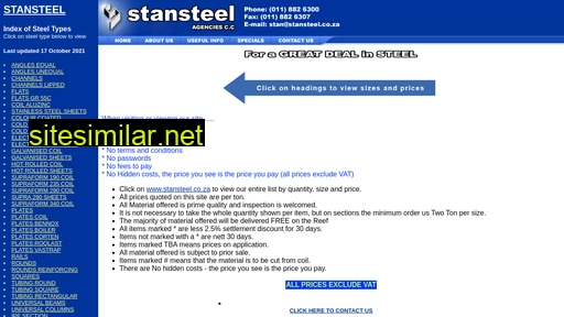 stansteel.co.za alternative sites