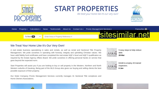 start-property.co.za alternative sites
