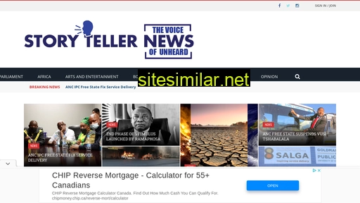 storytellernews.co.za alternative sites