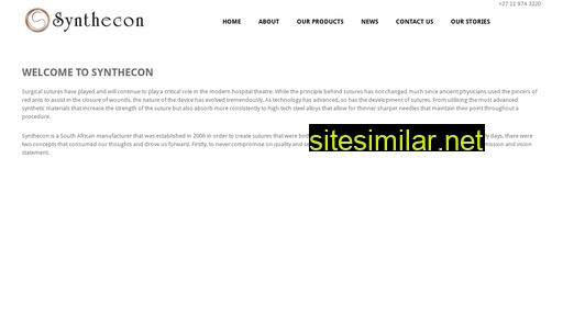 synthecon.co.za alternative sites