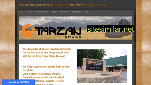 Tarzanshoes similar sites