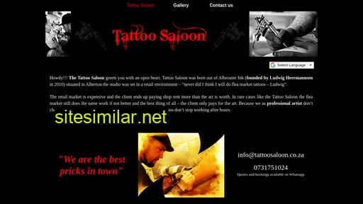 tattoosaloon.co.za alternative sites