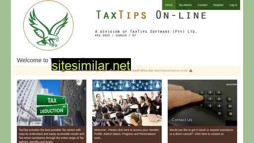 taxtipsonline.co.za alternative sites
