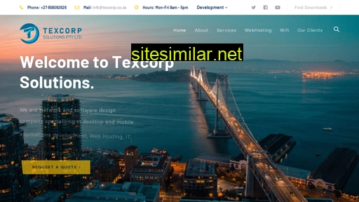 texcorp.co.za alternative sites
