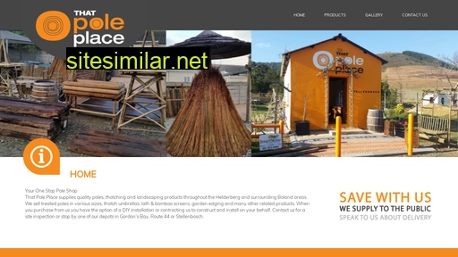 thatpoleplace.co.za alternative sites
