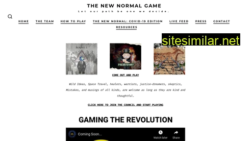 thenewnormalgame.co.za alternative sites