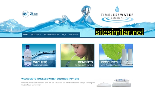 timelesswater.co.za alternative sites