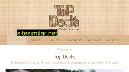 topdecks.co.za alternative sites