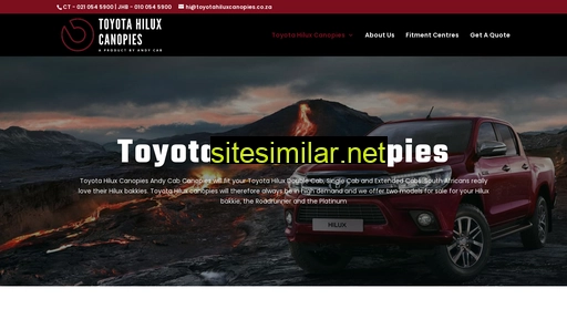 Toyotahiluxcanopies similar sites
