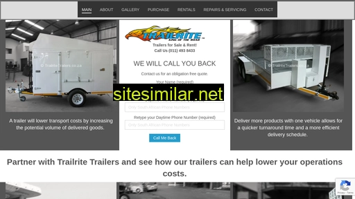 trailritetrailers.co.za alternative sites