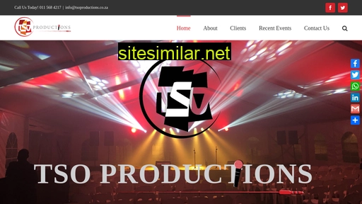 tsoproductions.co.za alternative sites