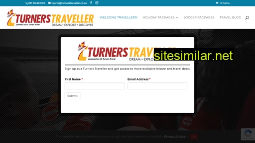 turnerstraveller.co.za alternative sites