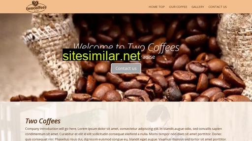 Twocoffees similar sites