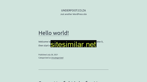 underfoot.co.za alternative sites