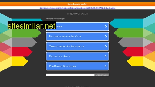 unipower.co.za alternative sites