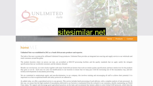Unlimitednuts similar sites