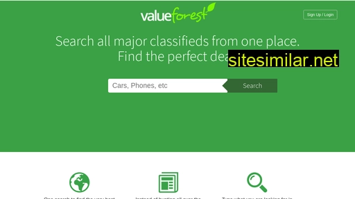 valueforest.co.za alternative sites