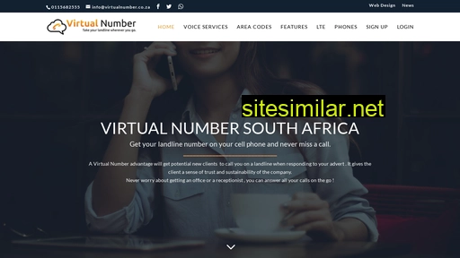 virtualnumber.co.za alternative sites