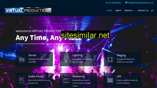 virtualproductions.co.za alternative sites