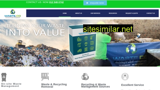 wasteco.co.za alternative sites