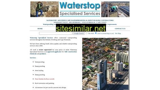 waterstop.co.za alternative sites