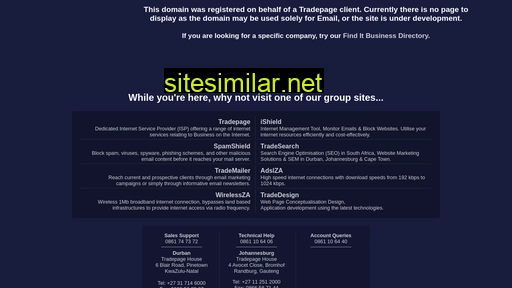 web1.tradepage.co.za alternative sites