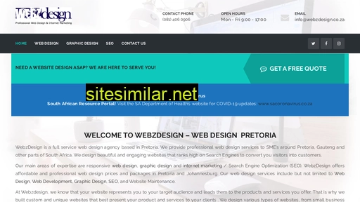 webzdesign.co.za alternative sites