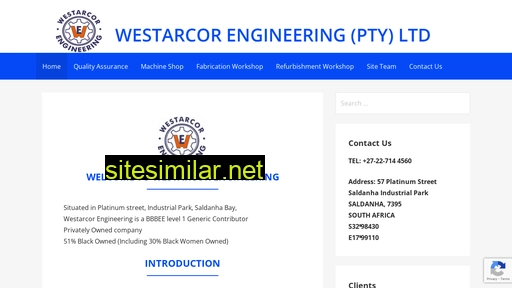 westarcor.co.za alternative sites