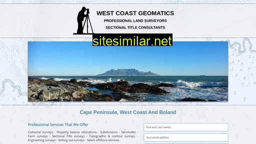 westcoastgeomatics.co.za alternative sites