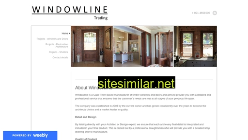 windowline.co.za alternative sites