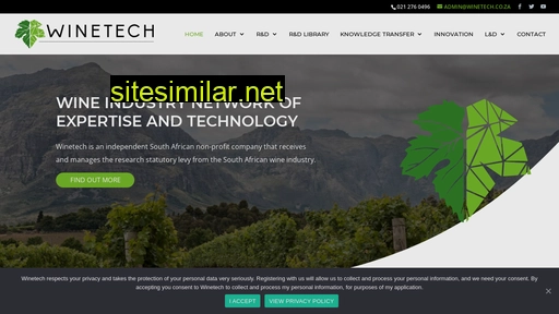 winetech.co.za alternative sites