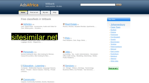 witbank.adsafrica.co.za alternative sites
