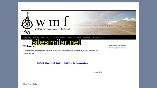 wmfestival.co.za alternative sites