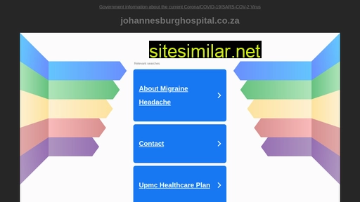 Johannesburghospital similar sites