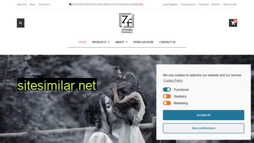 zephorafragrances.co.za alternative sites