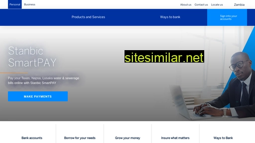 stanbicbank.co.zm alternative sites